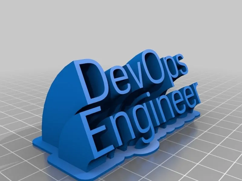 Biển Tên 2 Dòng Cho Kỹ Sư DevOps - Image 1