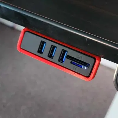 Giá đỡ Hub USB/Thẻ nhớ gắn dưới bàn