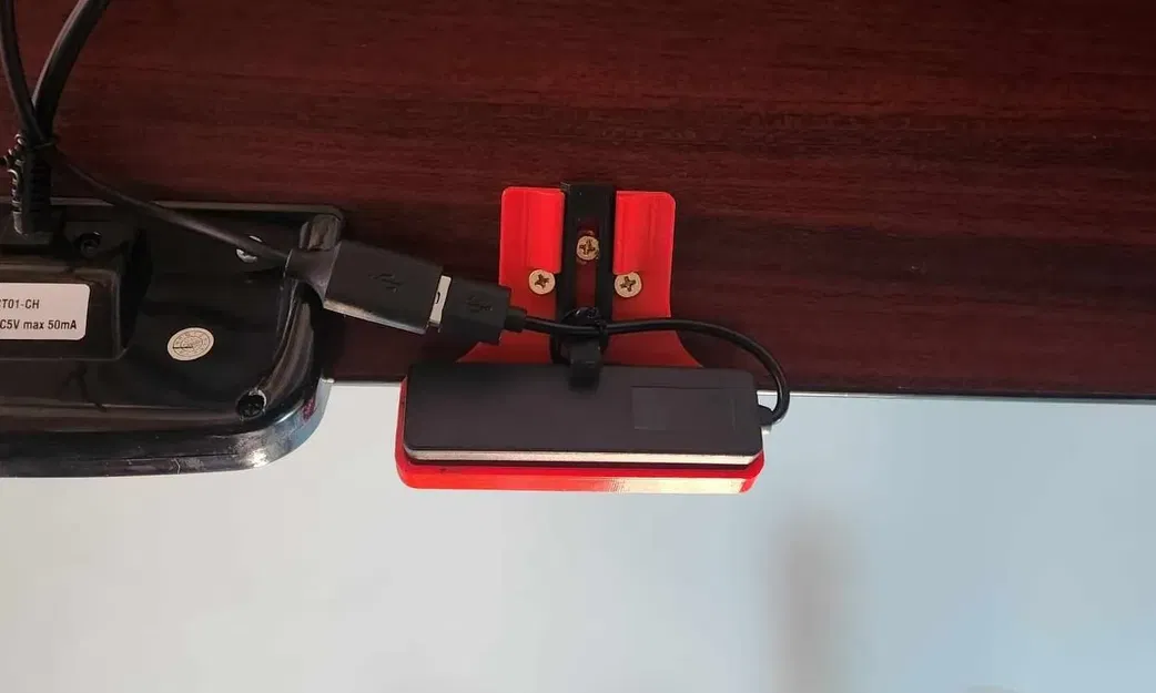 Giá đỡ Hub USB/Thẻ nhớ gắn dưới bàn - Image 2