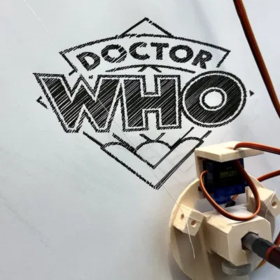 Parts for a vertical pen plotter