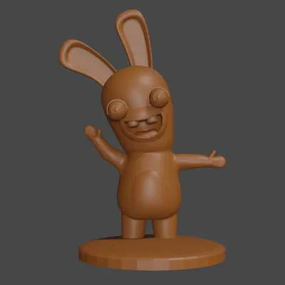 Mô hình miniature Waving Rabbid cảm hứng Mario + Rabbids cho DnD