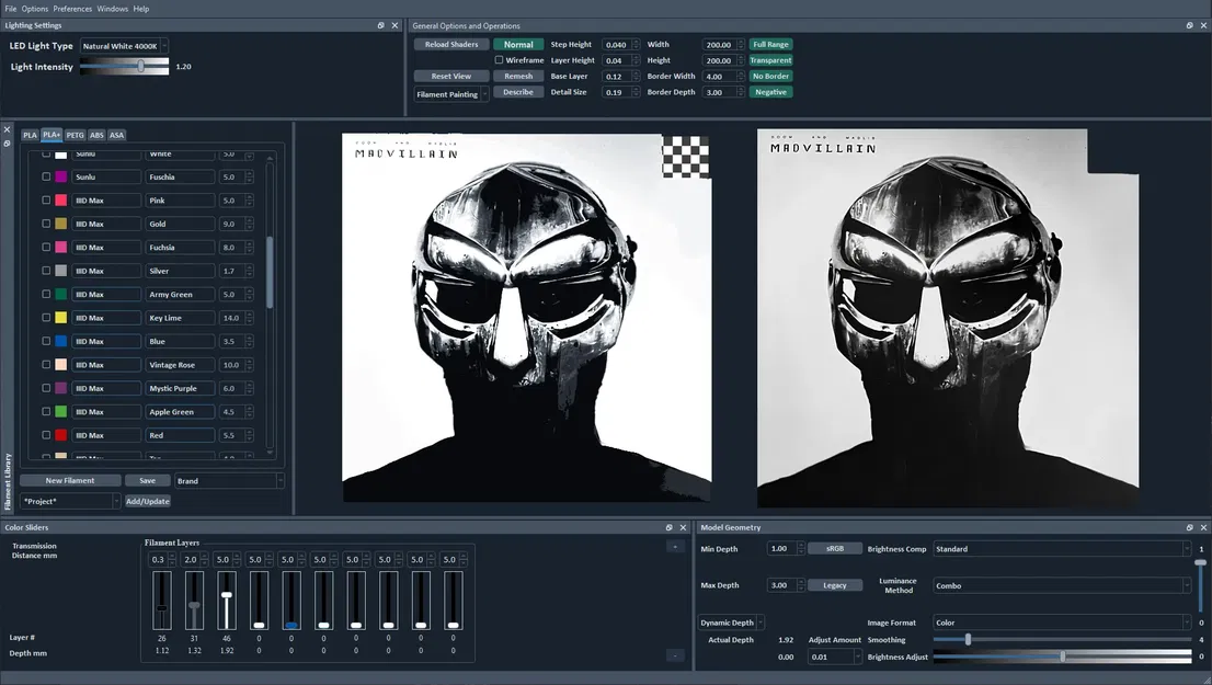 Bìa Album Madvillainy - MF Doom + Madlib - Hueforge - Image 2
