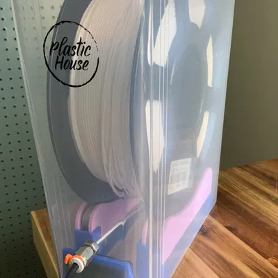 Giá đỡ cuộn dây hộp ngũ cốc Plastic House