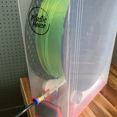 Giá đỡ cuộn dây hộp ngũ cốc Plastic House