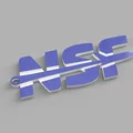 Móc Khóa Logo Nasa-SpaceFlight - Thumbnail 1