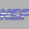 Móc Khóa Logo Nasa-SpaceFlight - Thumbnail 2