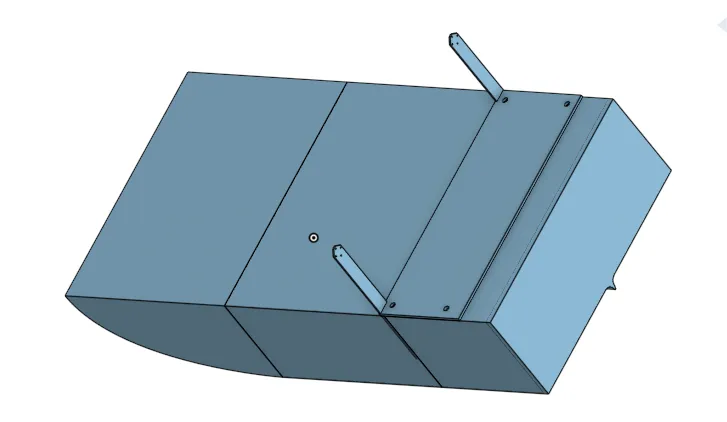 Thuyền Đáy Bằng Có Đế Gắn Động Cơ Drone - Image 1