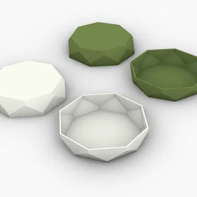 CHÂN ĐẾ/TÔ TRỒNG CÂY LOW POLY