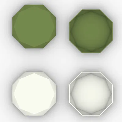 CHÂN ĐẾ/TÔ TRỒNG CÂY LOW POLY