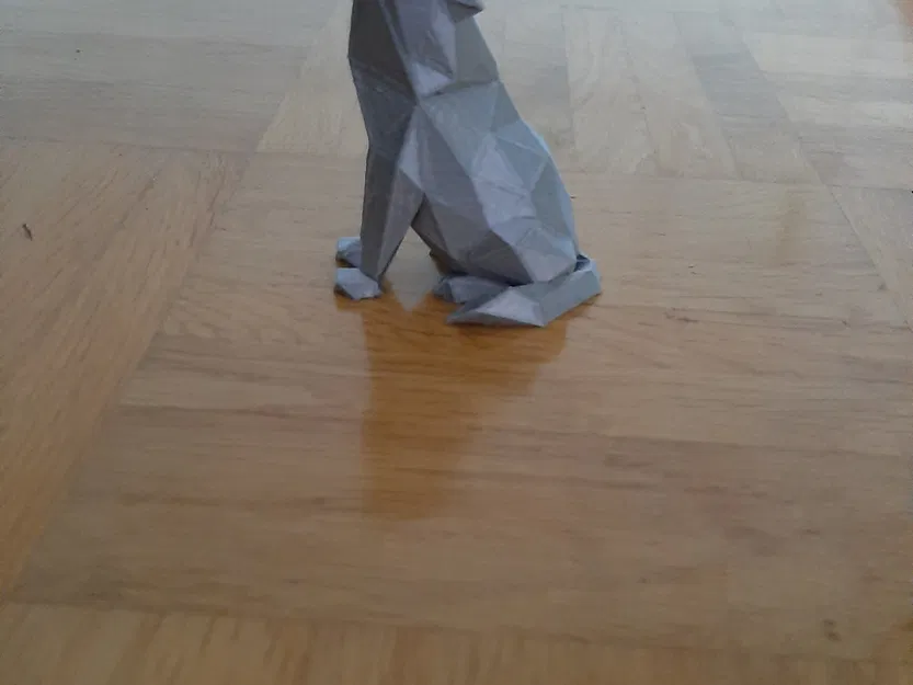 Mô hình Sói Low Poly - Image 1