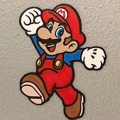 Nam Châm Mario In Nhiều Màu