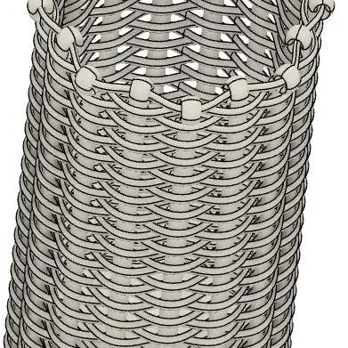 Trụ Đan "Woven Cylinder"