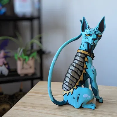 Mèo Nằm - in đa sắc (Bambu)