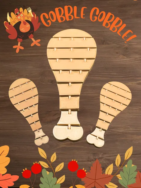 Mô Hình Chân Gà Tây Flexi Có Thể Tải Về - Image 1