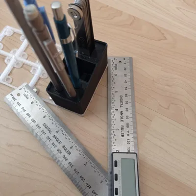 Holder Đựng Kẹp Góc, Bút Chì và Thước Đo Độ Dày cho Gridfinity