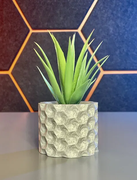 Chậu Hoa Tổ Ong Xoắn Tặng Kèm Ikea FEJKA - Image 1