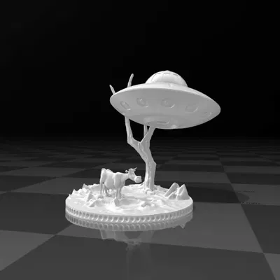 Trạm Vũ Trụ Bắt Cóc Bò - Đèn Tealight Điện