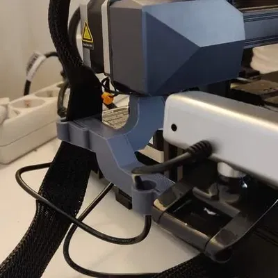 Ender 3 S1 cable holder + camera arm