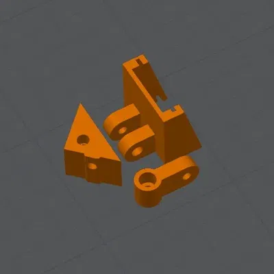 Giá đỡ camera Pi xoay và nghiêng tùy chỉnh