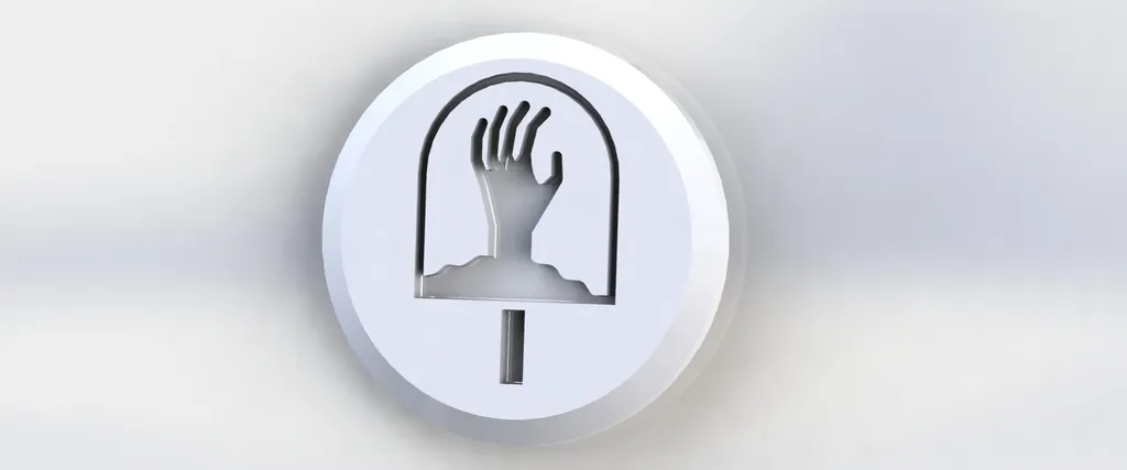 Đế Zombie 28mm Đánh Số - Image 1