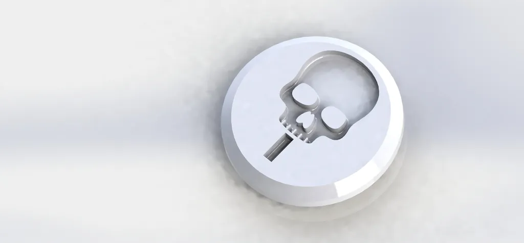 Token Bộ Xương 28mm Có Số - Image 1