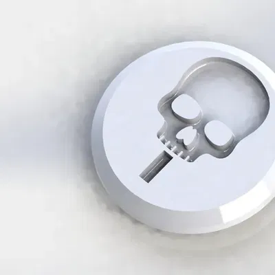 Token Bộ Xương 28mm Có Số