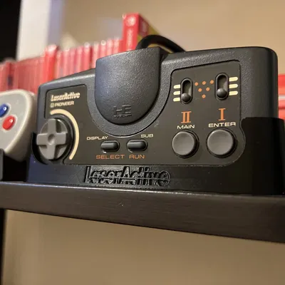 PC Engine Controller display stand (+cable holder)