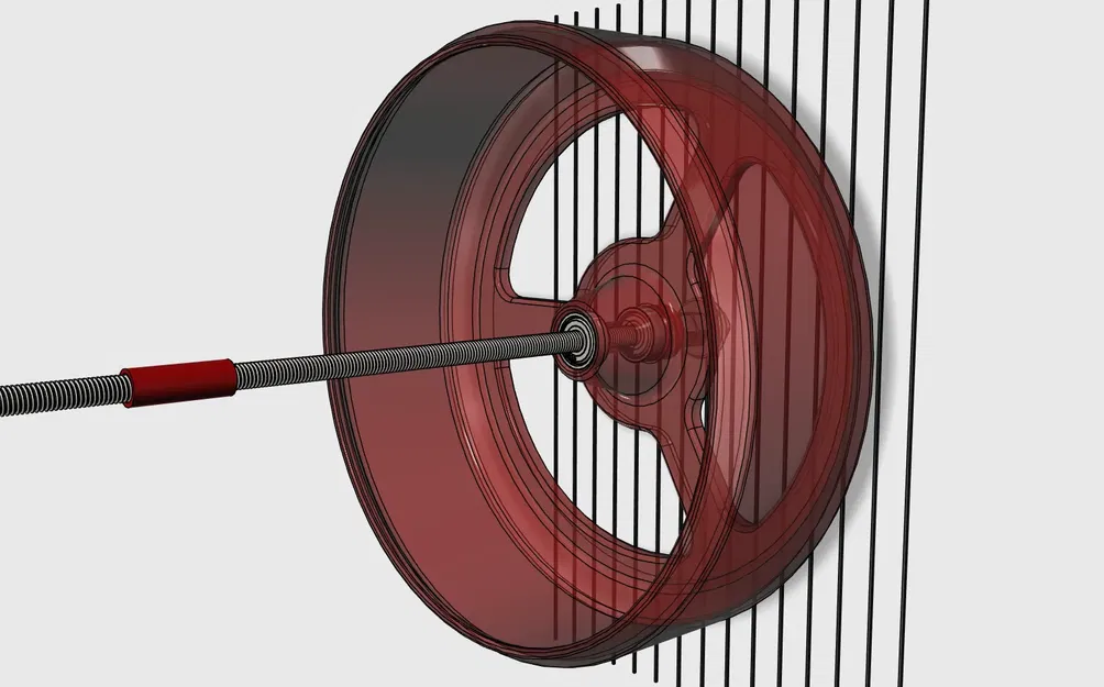 Bánh Xe Tập Thể Dục Lớn Cho Hamster Có Vòng Bi - Image 5