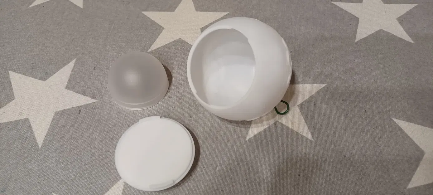 Quả Cầu Thông Giáng Sinh - Máy Cày - Nông Dân - Có Đèn - Image 3