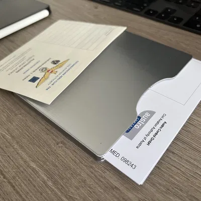 DIN A6 document cover/wallet