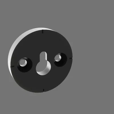 Keyhole hanger insert Ø35