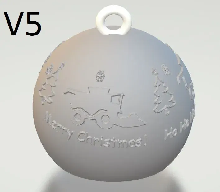 Quả Cầu Thông Giáng Sinh - Máy Cày - Nông Dân - Có Đèn - Image 7