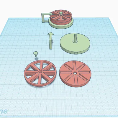 Bánh Xe May Mắn Dễ Thương