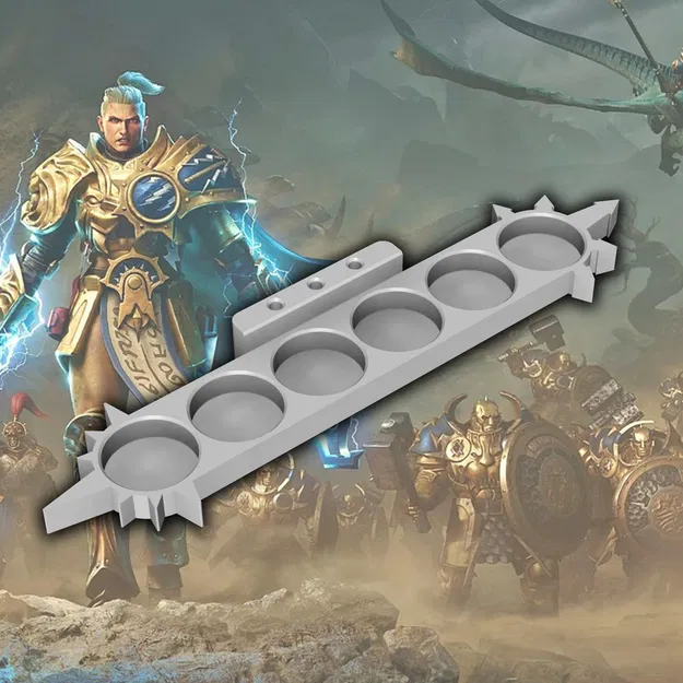 Giá đỡ sơn & cọ tri ân Warhammer Age of Sigmar - Image 1