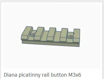 Ray Picatinny Trước Cho HT Diana - Image 1