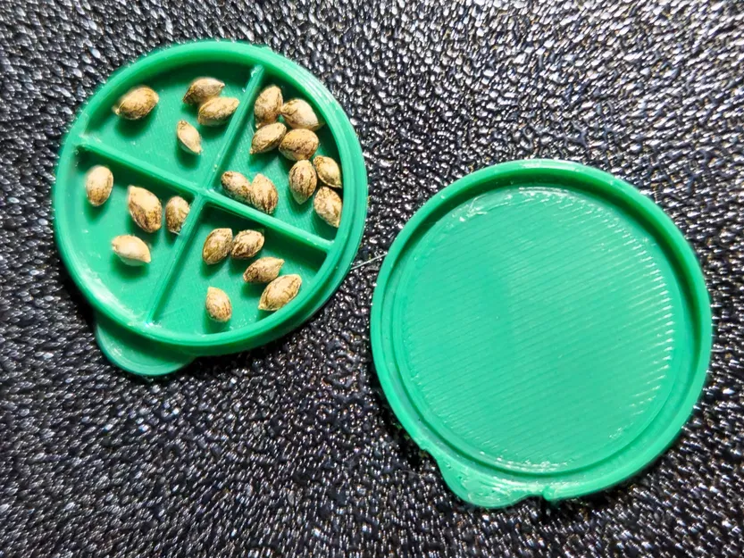 Hộp đựng hạt có nắp gài để gửi qua bưu điện - Image 1