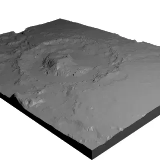 Curiosity Landing Site (QR)