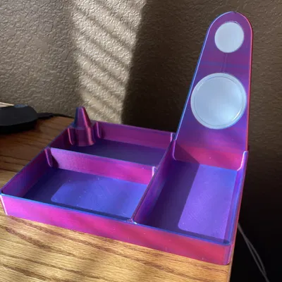 EDC Tray StandBy Mode MagSafe iPhone and Apple Watch Stand