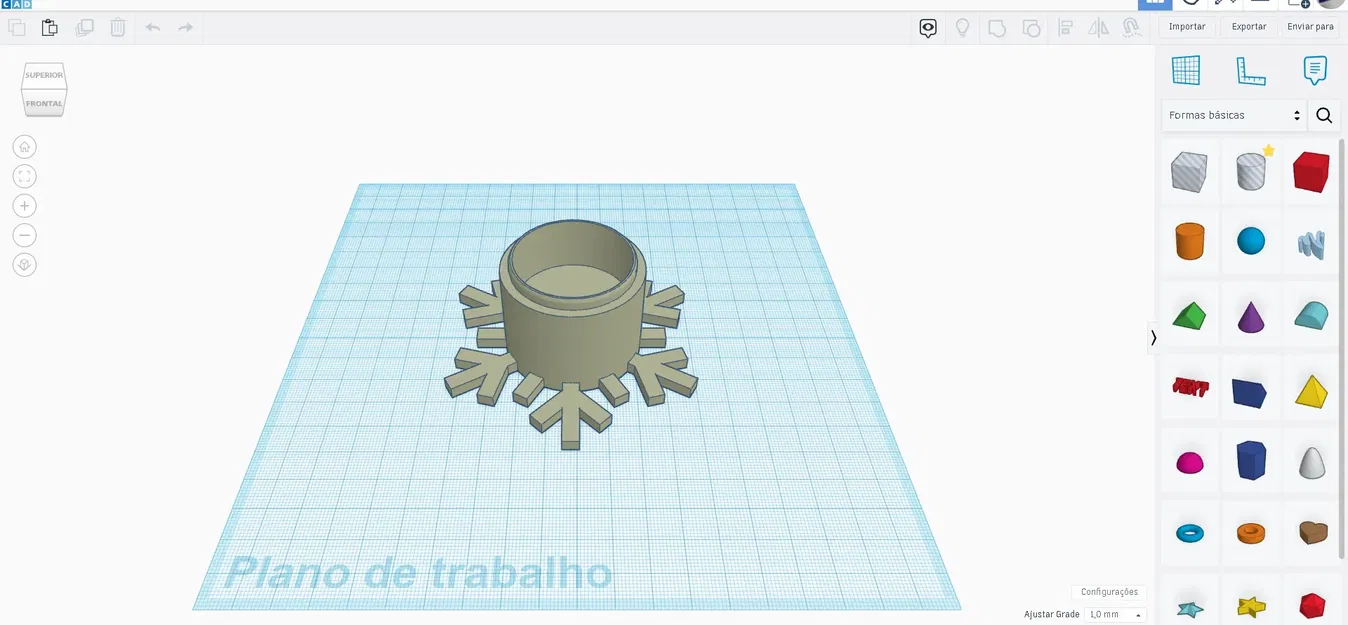 Đế Đèn Tealight Hình Tuyết - Image 1