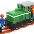 Small diesel locomotive with working brakes - Thumbnail 1