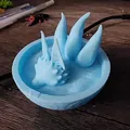 Kitsune bathing in a tea cup - Thumbnail 3