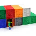 Mô hình Container Vận Chuyển - Thumbnail 4