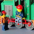 Small shunting locomotive with working brakes - Thumbnail 2