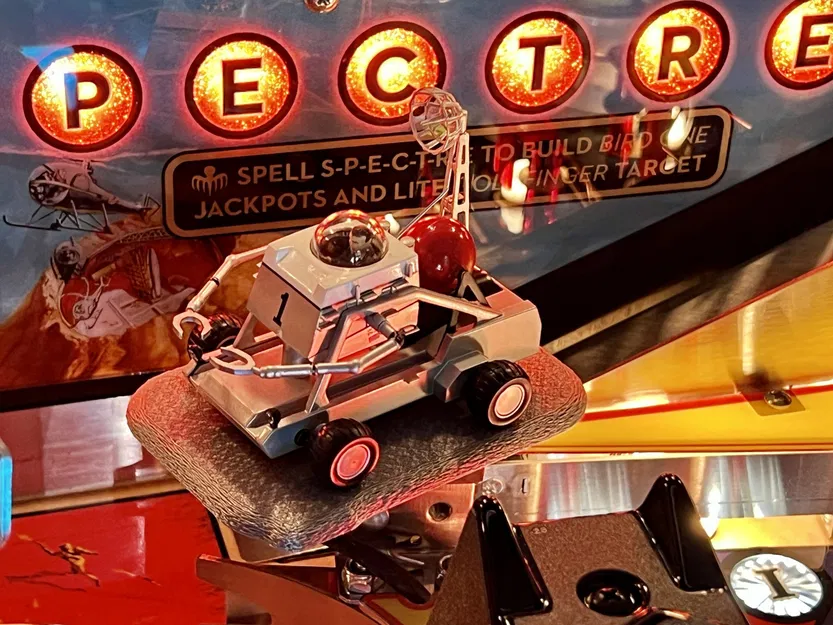 Giá đỡ Moon Buggy cho máy Pinball Stern Bond - Image 3
