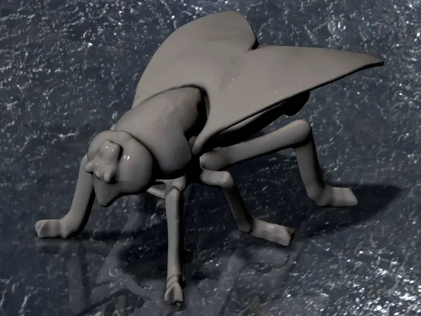 Cái Kẹp Diêm Hình Con Ruồi Bằng Gang - Image 1