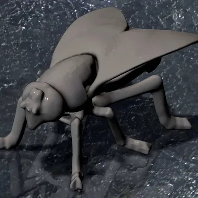 Cái Kẹp Diêm Hình Con Ruồi Bằng Gang