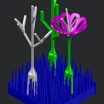 Giá Phơi Thảo "Kiểu" Boon - Đế Phơi Khô Trên Mặt Bếp Kèm Phụ Kiện