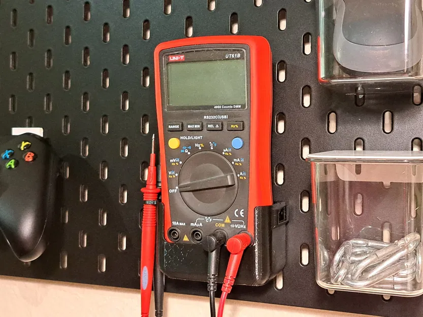 UNI-T UT61 series Ikea Skadis holder - Image 1