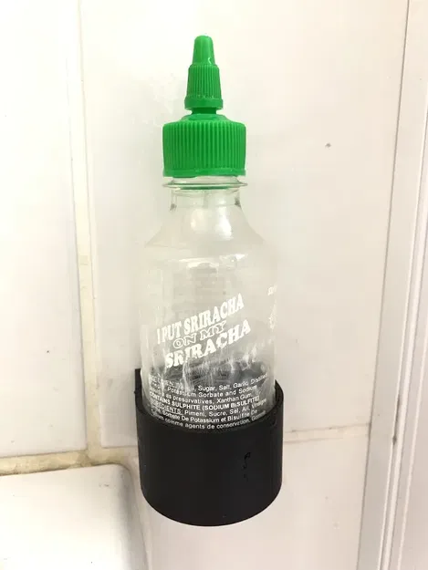 Kệ Treo Tường Để Chai 57mm - Vừa Chai Sriracha - Image 6