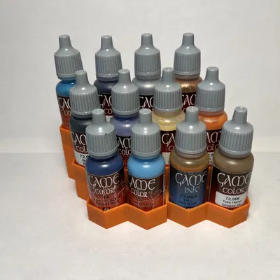 Kệ dựng chai sơn dropper 3 tầng